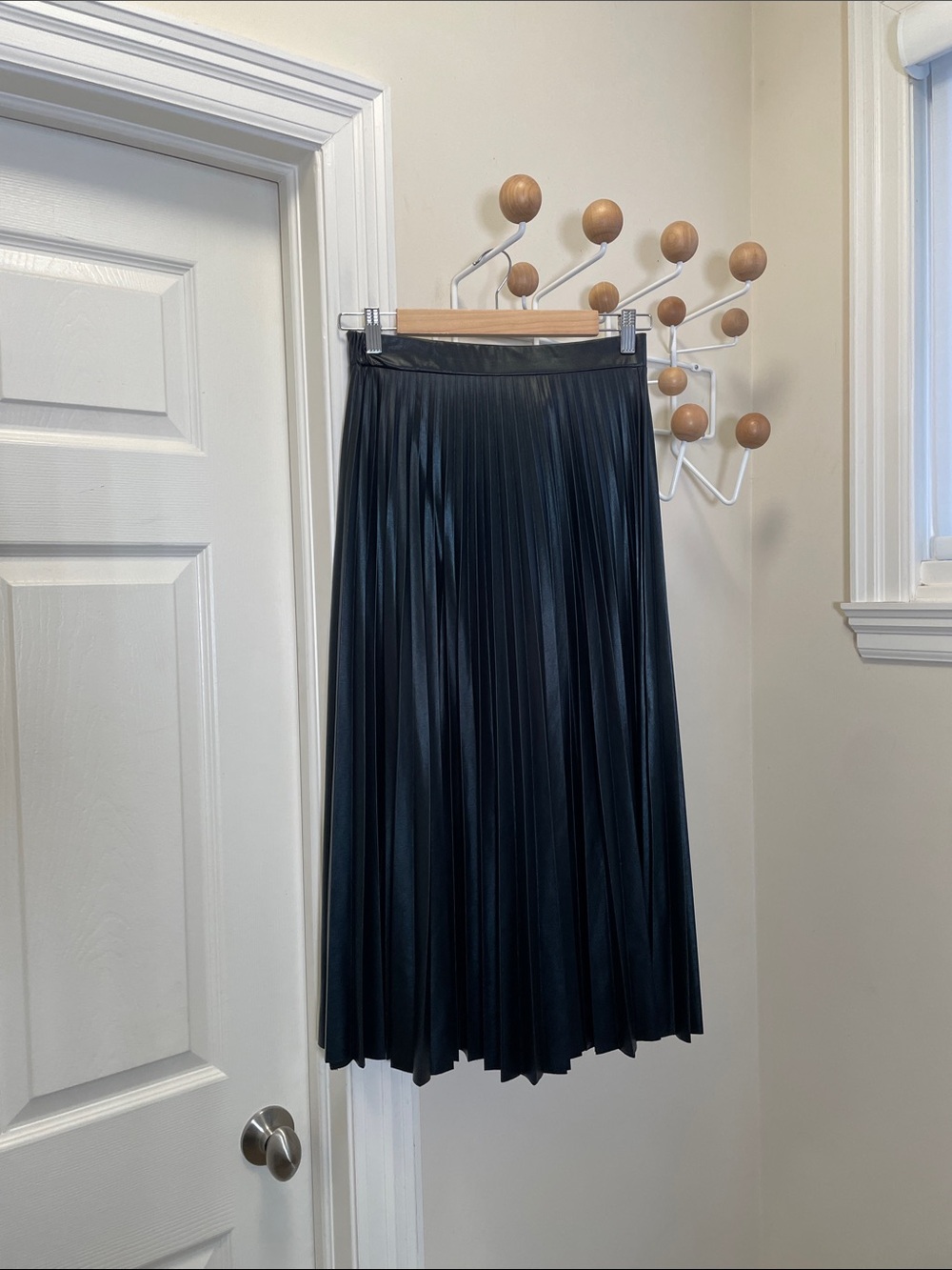 Imperial - Pleated Maxi Skirt - Black - S